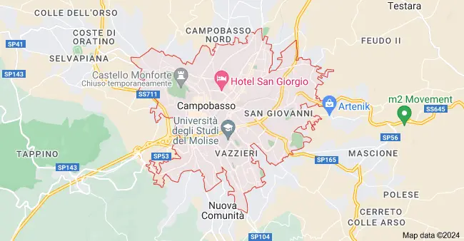 Mappa Campobasso Maps