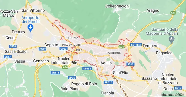 Mappa L'Aquila Maps