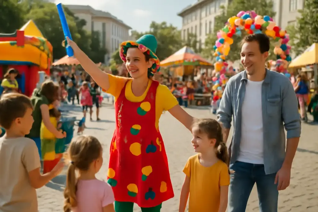 Animazione per eventi family in piazza: suggerimenti per trasformare ogni spazio in un villaggio di divertimento
