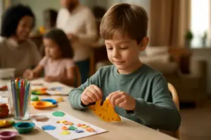 Attività creative per bambini durante gli eventi familiari: idee facili che piacciono anche ai più timidi