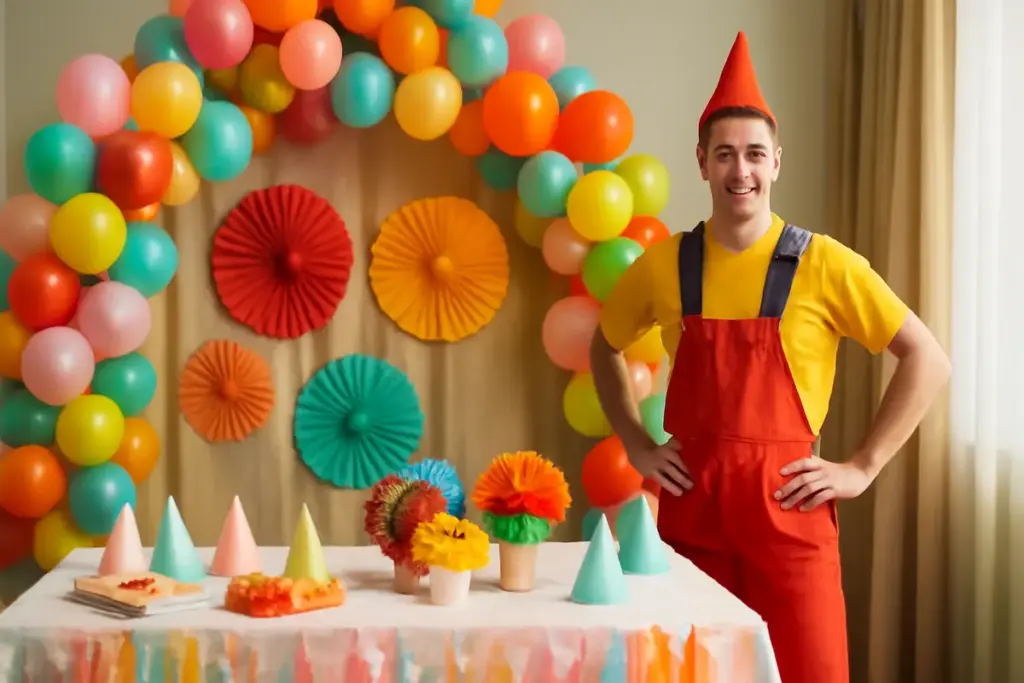 Decorazioni fai-da-te per eventi famigliari con animatori: materiali economici e sorprendentemente scenografici