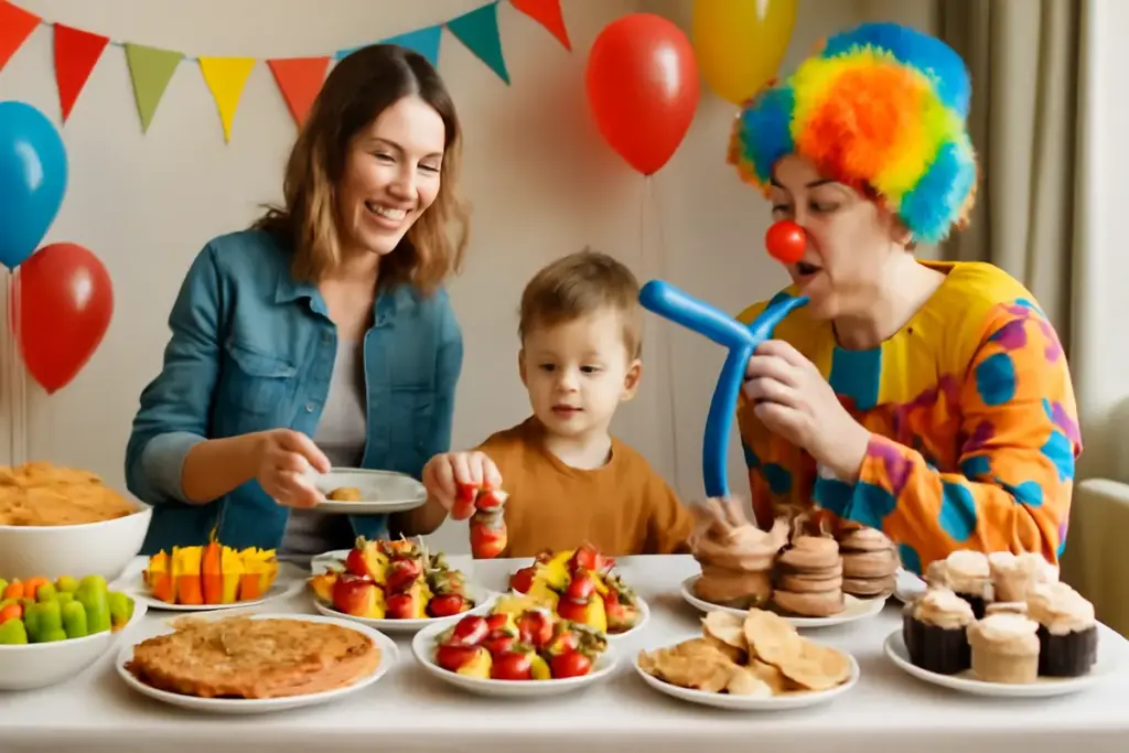 Buffet per feste con animazione per famiglie: soluzioni pratiche per accontentare grandi e piccoli