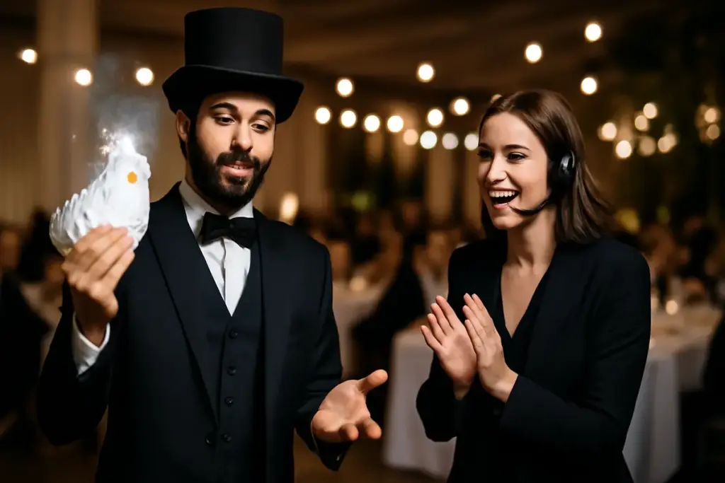 Animatori specializzati in spettacoli di magia: il valore aggiunto che cambia l’evento