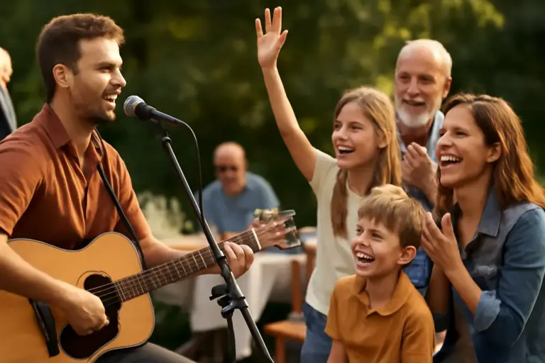 Perché scegliere la musica dal vivo negli eventi family? I benefici sul coinvolgimento di tutti i presenti