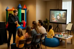 Quali sono le proposte di animazione family più richieste nelle location al chiuso? Soluzioni poco note ma efficaci