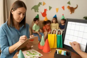 Come gestire inviti e piccoli ospiti in una festa a tema? Strumenti utili per evitare confusione
