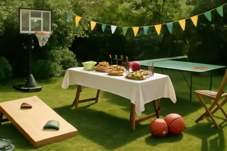 Come organizzare una festa a tema sportivo in giardino? Attività che piacciono anche ai più grandi