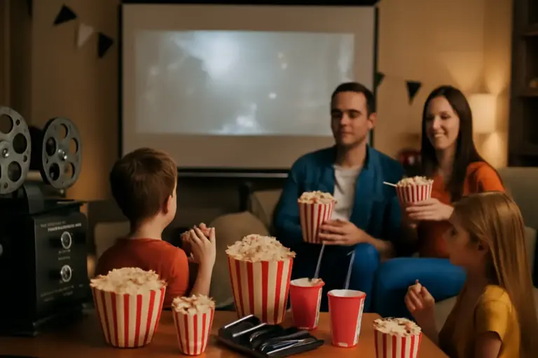 La festa a tema cinema: il dettaglio che trasforma il salotto in una sala proiezioni per bambini e adulti