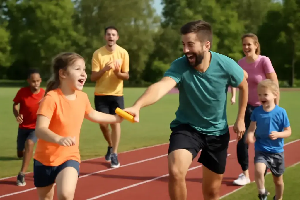 Come organizzare una staffetta per bambini e adulti? Suggerimenti per far divertire davvero tutti